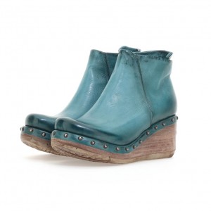 Ankle boots A.S.98 Pancras Femme Vert | FR-273610TJM