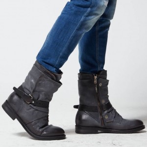 Ankle boots A.S.98 Samurai 347226 Homme Bleu Marine | FR-908452JVA