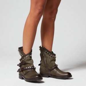 Ankle boots A.S.98 Verti 207239 Femme Vert | FR-380149IWR