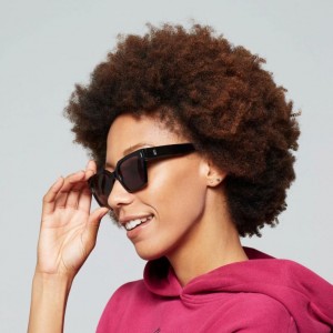 Lunette de Soleil A.S.98 Kirk Femme Noir | FR-587416DNK