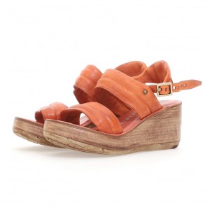 Sandale A.S.98 Neely Femme Orange | FR-280415DAL