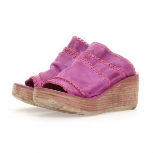 Sandale A.S.98 Nivek Femme Fushia | FR-846972BIH