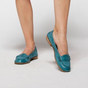 flat shoes A.S.98 Zavia Femme Vert | FR-487192RHA