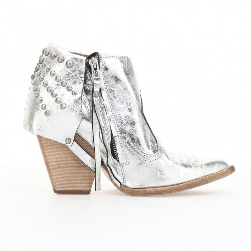 Ankle boots A.S.98 Blondie Femme Argent | FR-084759XNP