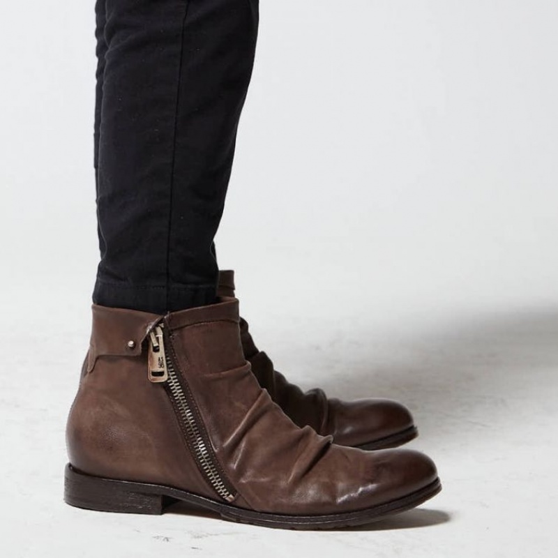 Ankle boots A.S.98 Clash 401216 Homme Chocolat | FR-073126OGJ