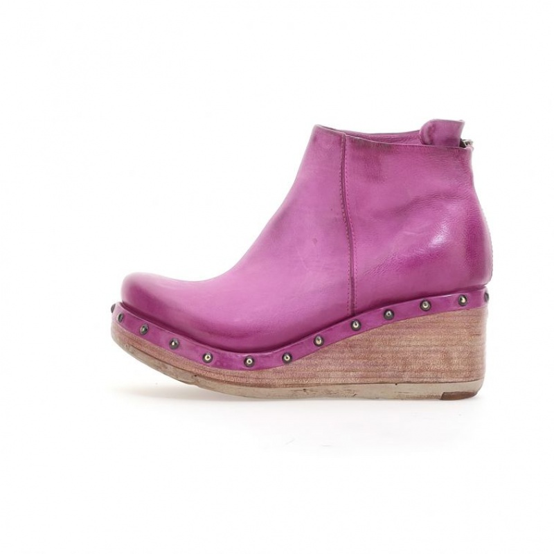 Ankle boots A.S.98 Pancras Femme Fushia | FR-169438GOW