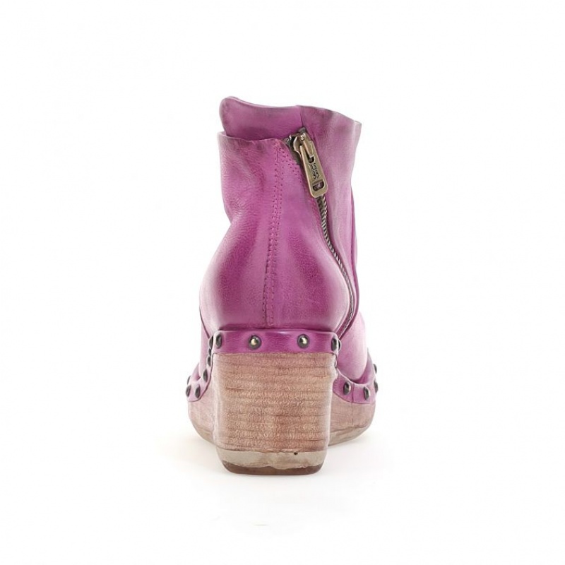 Ankle boots A.S.98 Pancras Femme Fushia | FR-169438GOW