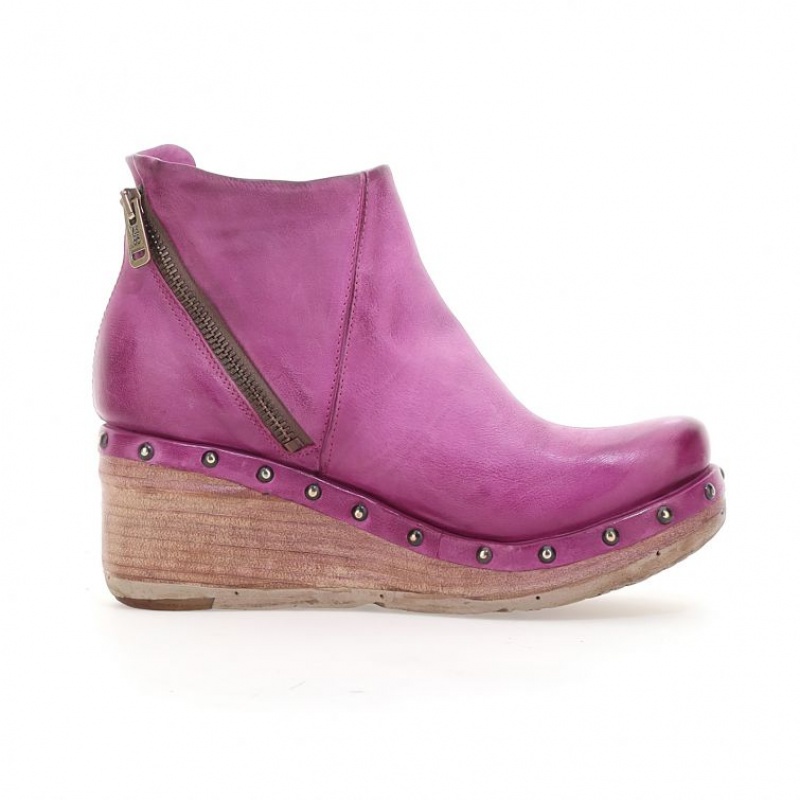 Ankle boots A.S.98 Pancras Femme Fushia | FR-169438GOW