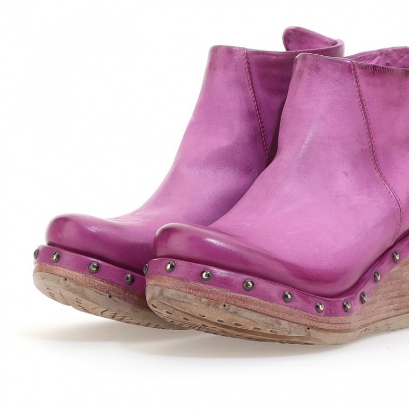 Ankle boots A.S.98 Pancras Femme Fushia | FR-169438GOW