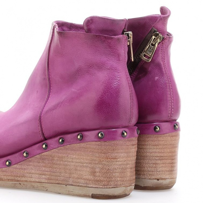 Ankle boots A.S.98 Pancras Femme Fushia | FR-169438GOW