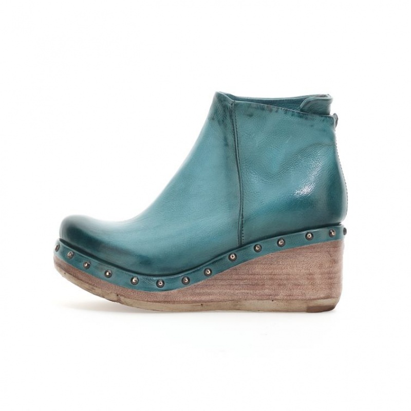 Ankle boots A.S.98 Pancras Femme Vert | FR-273610TJM