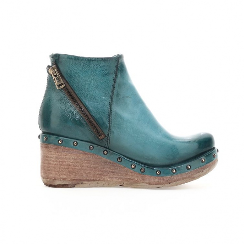 Ankle boots A.S.98 Pancras Femme Vert | FR-273610TJM