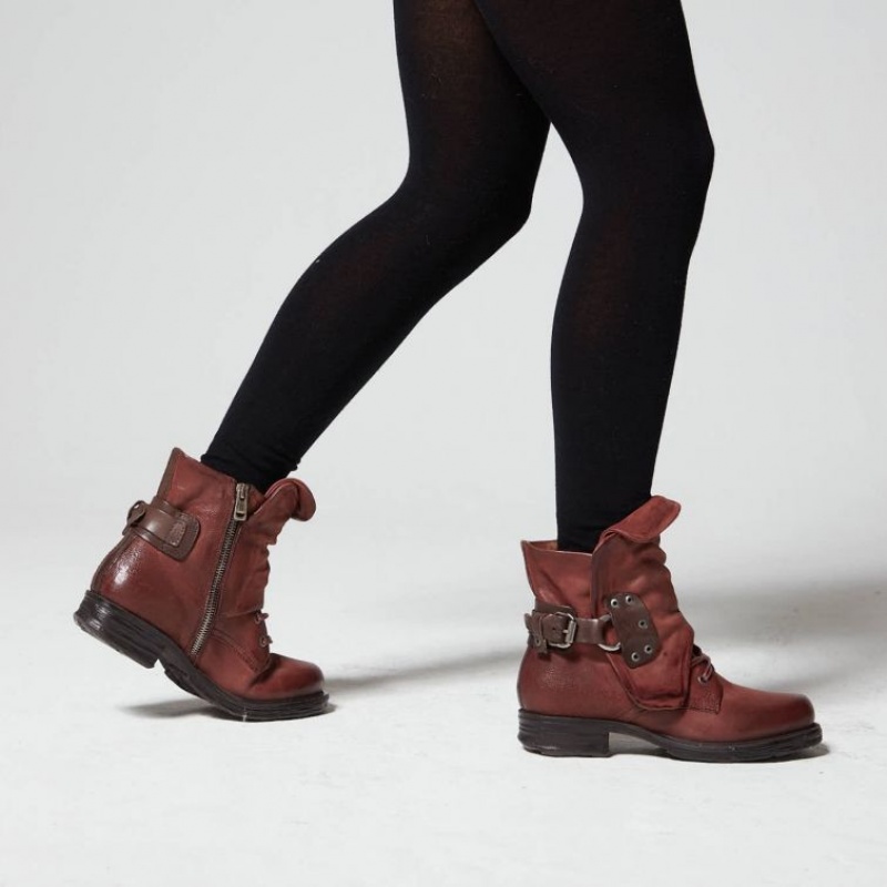 Ankle boots A.S.98 Saintec 259211 Femme Rouge | FR-654807TRO