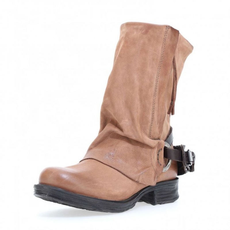 Ankle boots A.S.98 Saintec 259214 Femme Kaki | FR-570914UQP