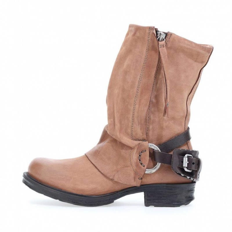 Ankle boots A.S.98 Saintec 259214 Femme Kaki | FR-570914UQP