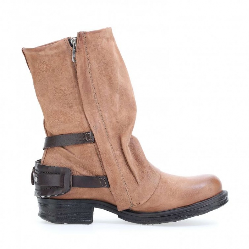 Ankle boots A.S.98 Saintec 259214 Femme Kaki | FR-570914UQP