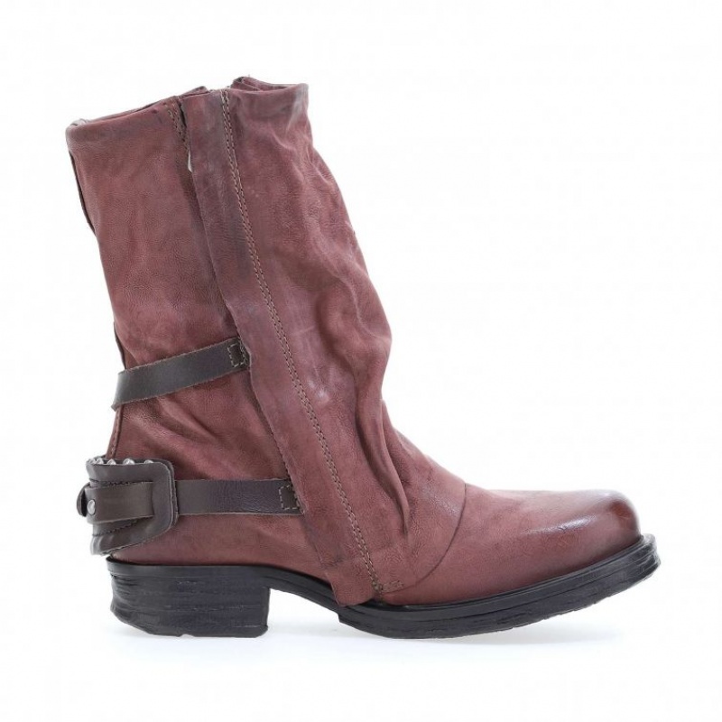 Ankle boots A.S.98 Saintec 259214 Femme Rouge | FR-724568CRQ