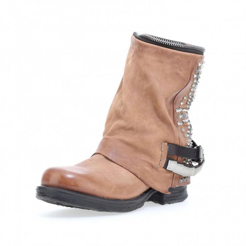 Ankle boots A.S.98 Saintec 259216 Femme Kaki | FR-983425YXZ