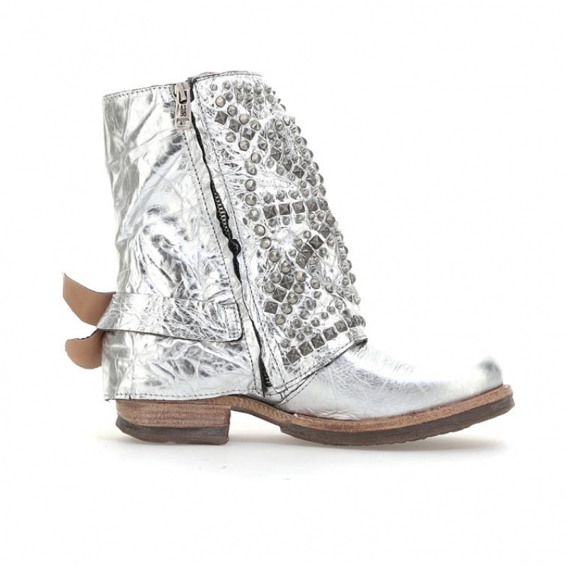 Ankle boots A.S.98 Shana Femme Argent | FR-027546RZI