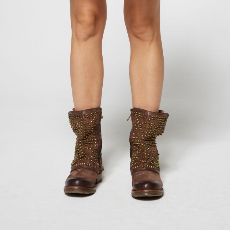 Ankle boots A.S.98 Shana Femme Chocolat | FR-973806CXD