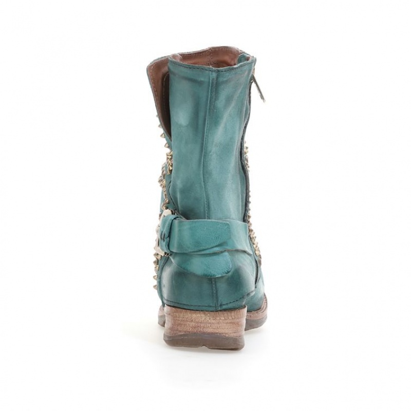 Ankle boots A.S.98 Shana Femme Vert | FR-237410CYL