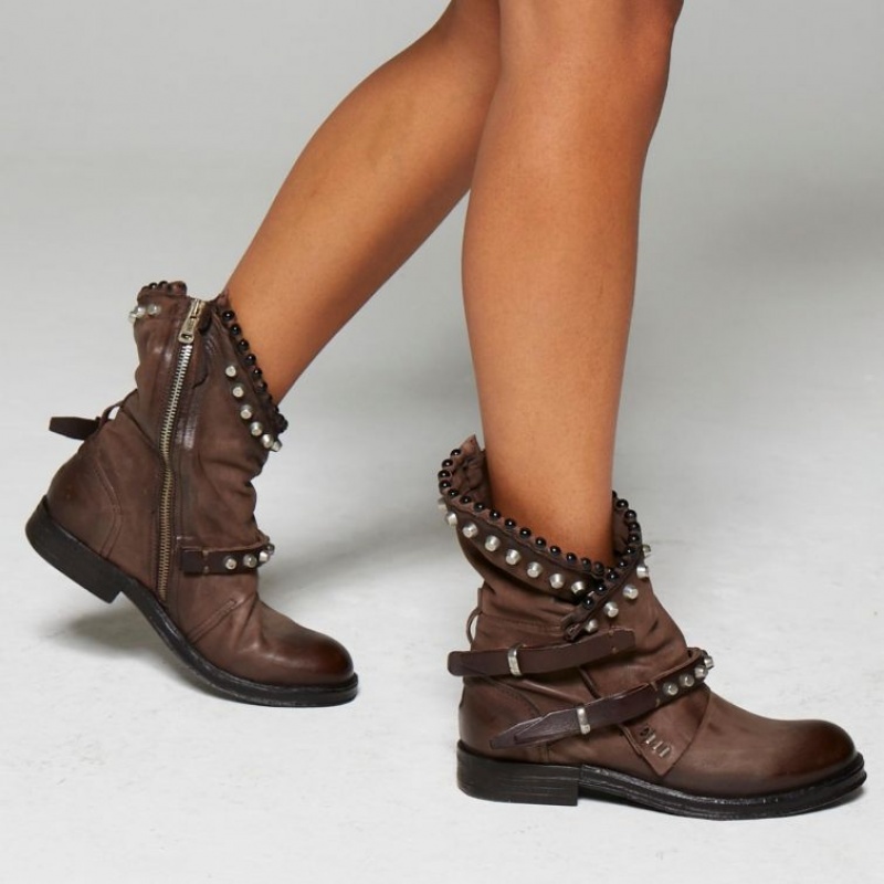 Ankle boots A.S.98 Verti 207239 Femme Chocolat | FR-984671QLD