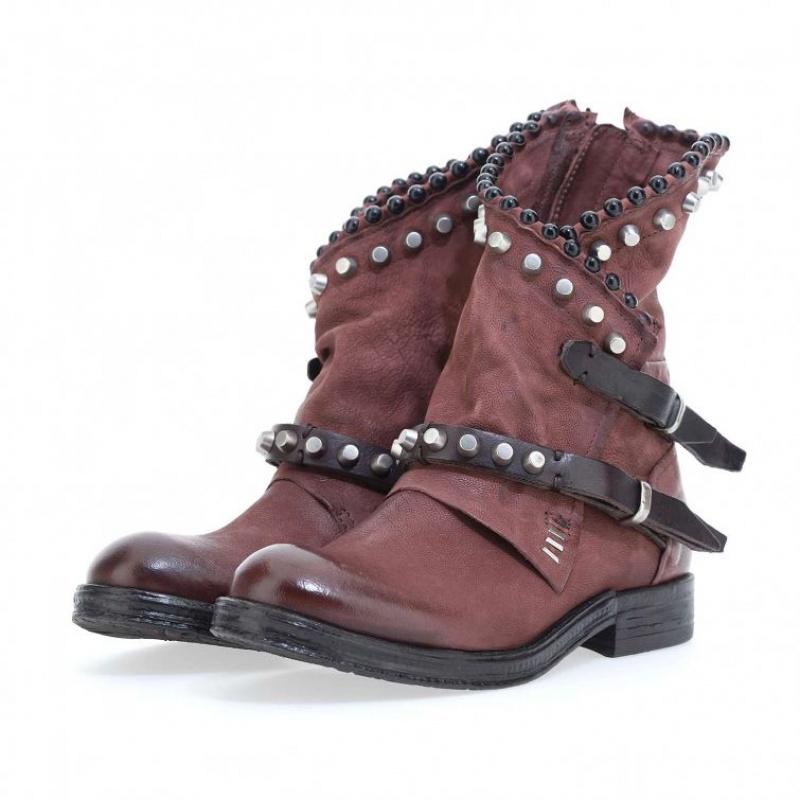 Ankle boots A.S.98 Verti 207239 Femme Rouge | FR-728105ECO