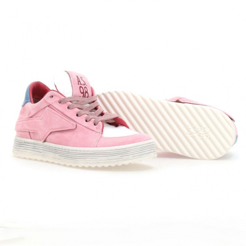 Basket A.S.98 Adria Femme Rose | FR-104956QHZ