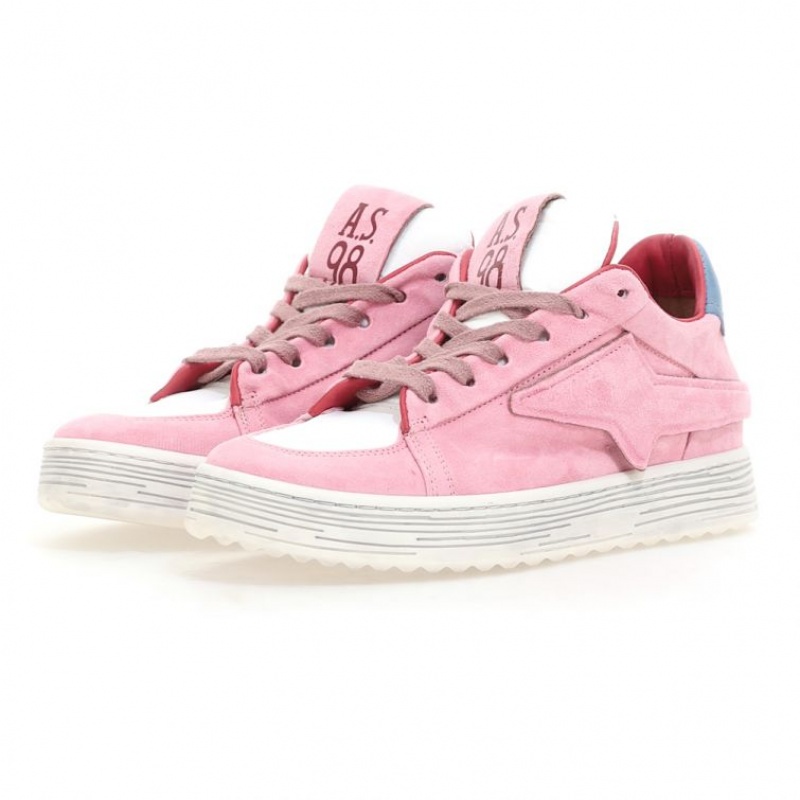 Basket A.S.98 Adria Femme Rose | FR-104956QHZ