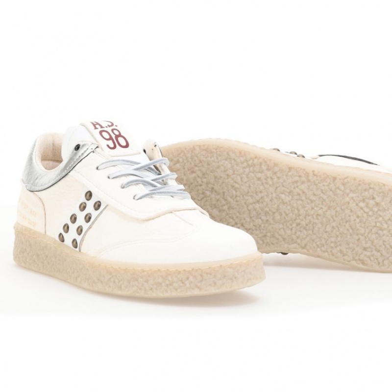 Basket A.S.98 Roxy Femme Blanche | FR-453879BDR