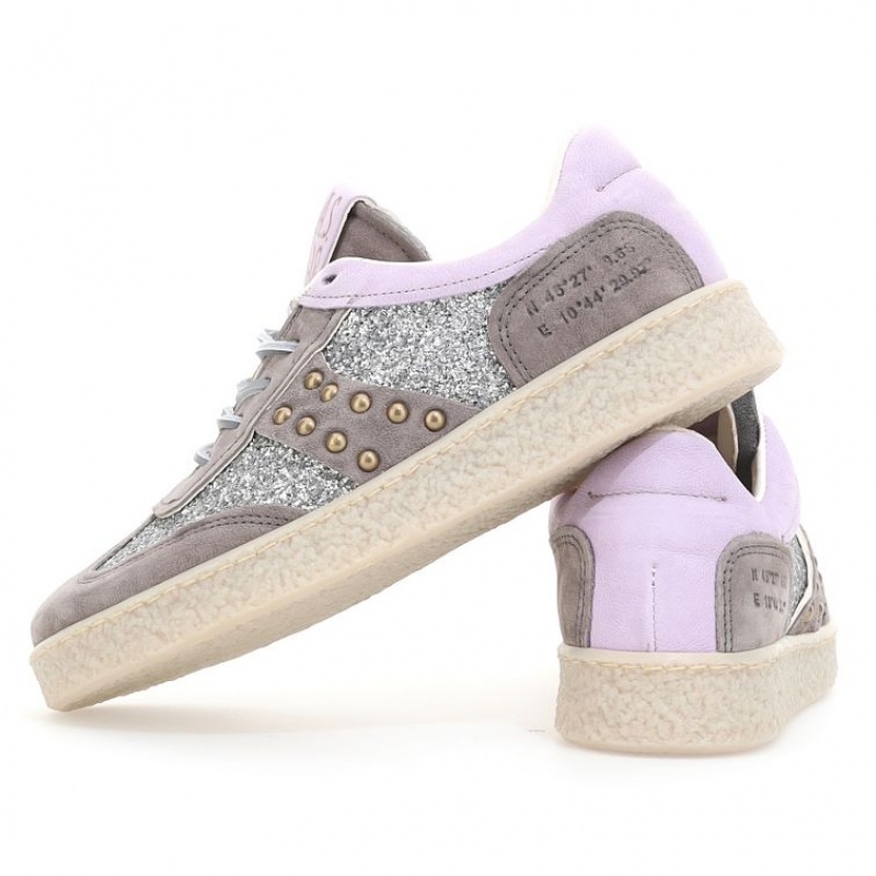 Basket A.S.98 Roxy Femme Violette Grise | FR-587294ERA