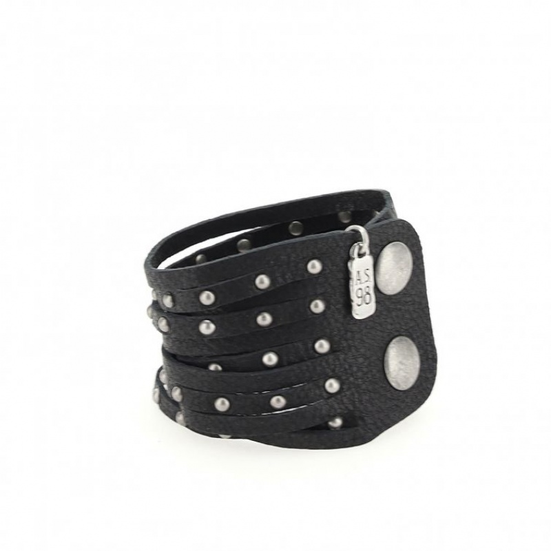 Bracelet A.S.98 Ian Unisex Noir | FR-724506SNU