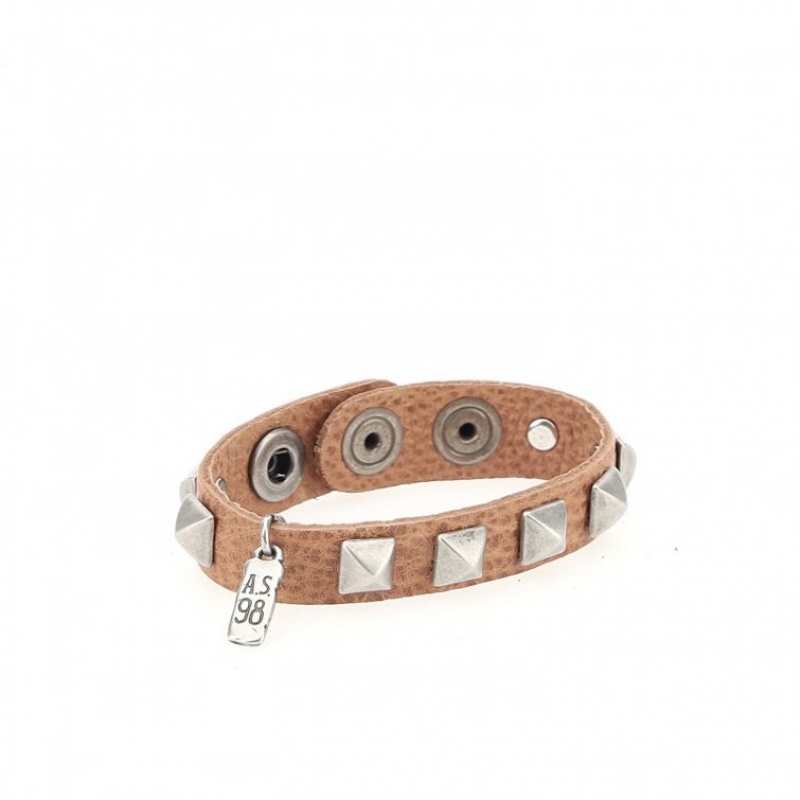 Bracelet A.S.98 Jeb Unisex Kaki | FR-136970HNJ