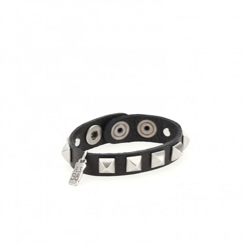 Bracelet A.S.98 Jeb Unisex Noir | FR-789406KJE