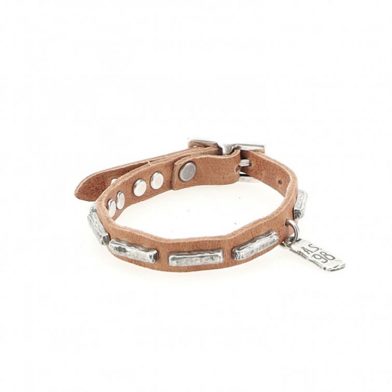 Bracelet A.S.98 Jeff Unisex Kaki | FR-528613ULK