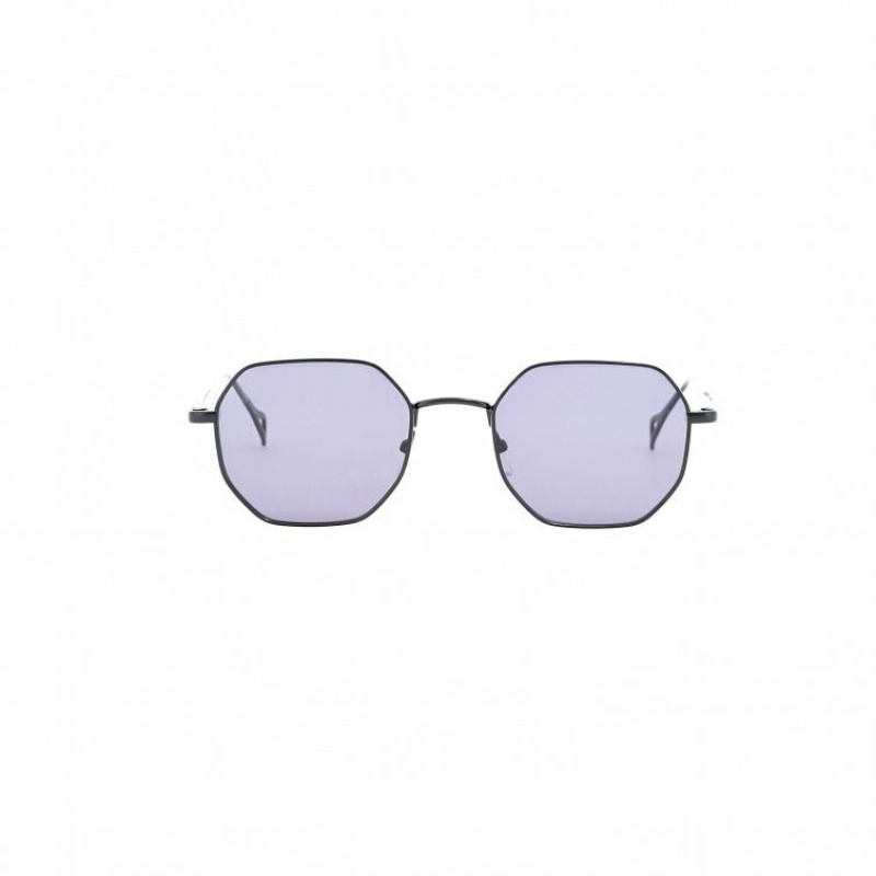 Lunette de Soleil A.S.98 Billie Femme Noir | FR-184256QZN