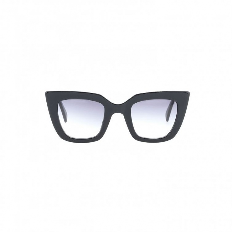 Lunette de Soleil A.S.98 Cliff Femme Noir | FR-318296SQT