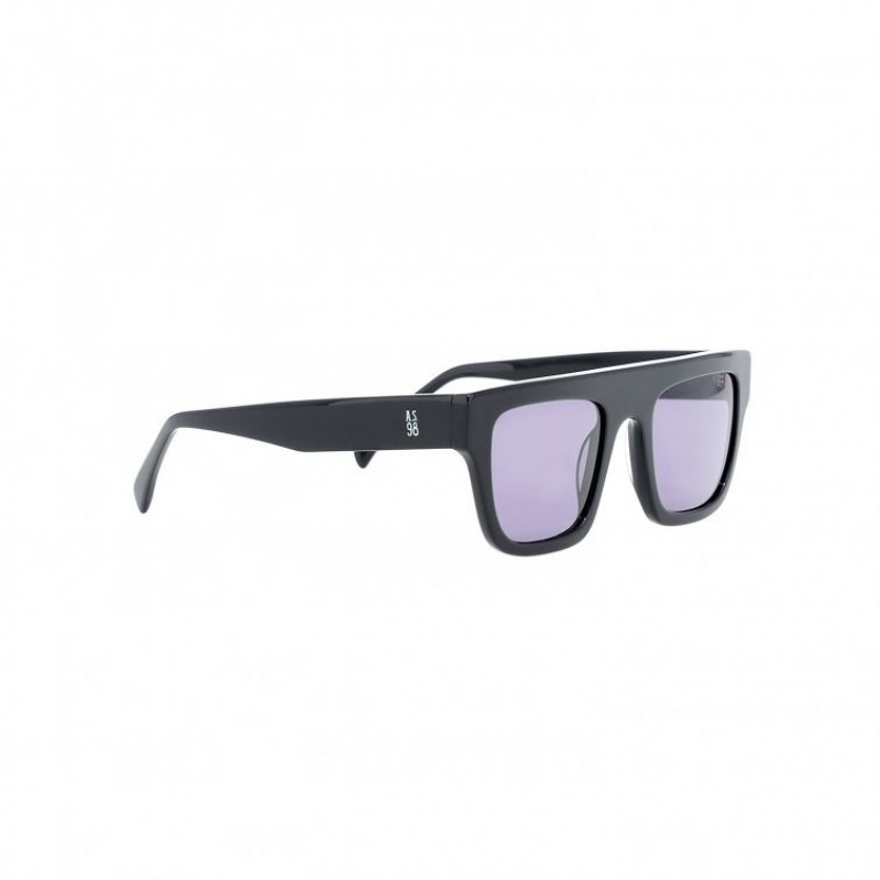 Lunette de Soleil A.S.98 Dahlia Homme Noir | FR-530478EBQ