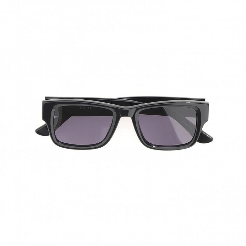 Lunette de Soleil A.S.98 Lars Femme Noir | FR-873456SZW