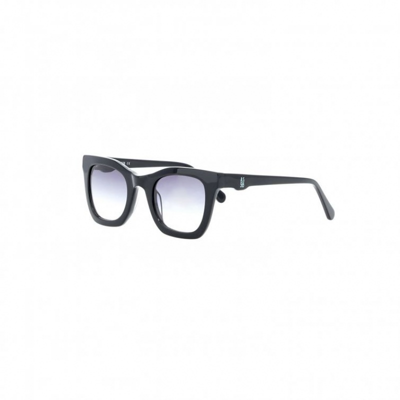 Lunette de Soleil A.S.98 Nicko Femme Noir | FR-679210IRT