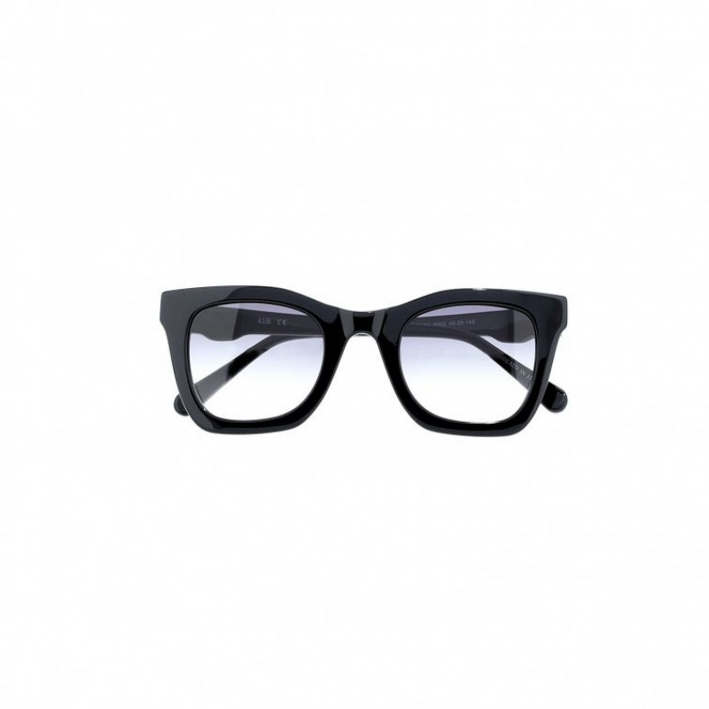 Lunette de Soleil A.S.98 Nicko Femme Noir | FR-679210IRT