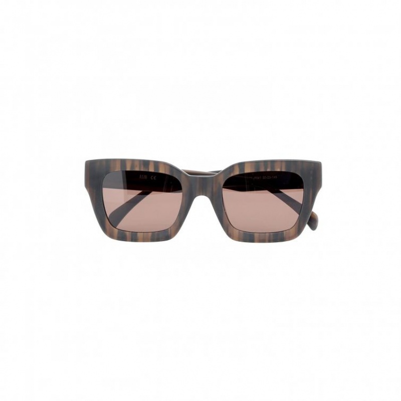 Lunette de Soleil A.S.98 Ronnie Femme Marron | FR-263047ANT