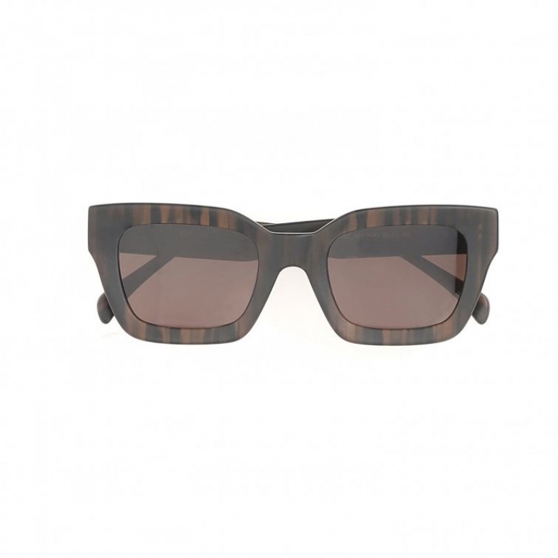 Lunette de Soleil A.S.98 Ronnie Femme Marron | FR-263047ANT