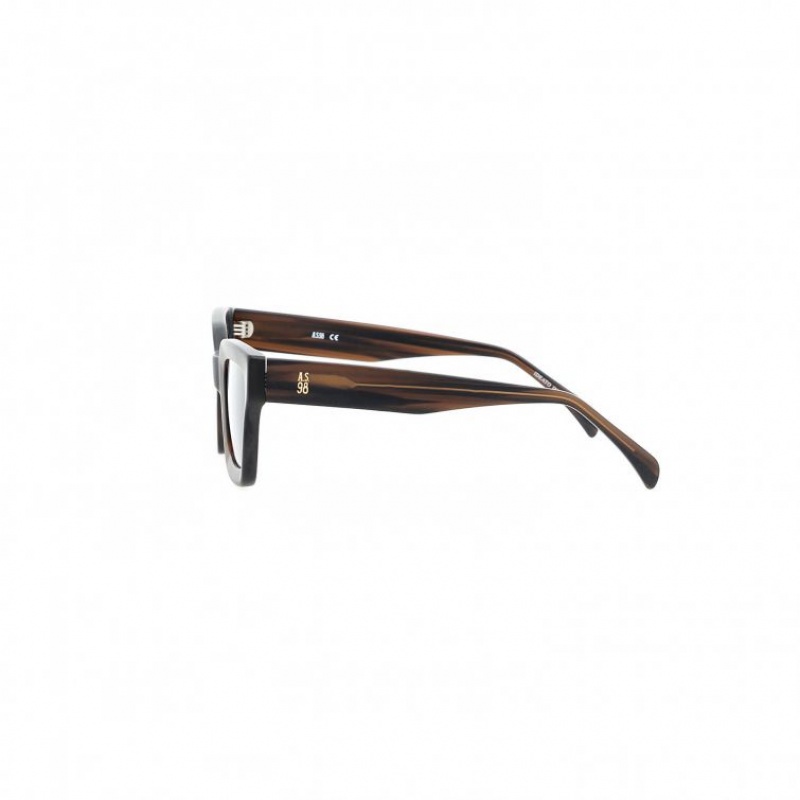 Lunette de Soleil A.S.98 Ronnie Homme Marron | FR-046823NYU