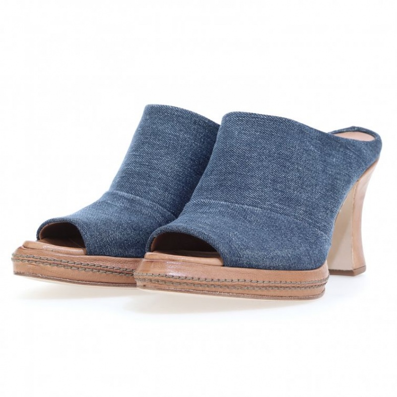 Mules A.S.98 Vannie Femme Bleu | FR-730129XZB