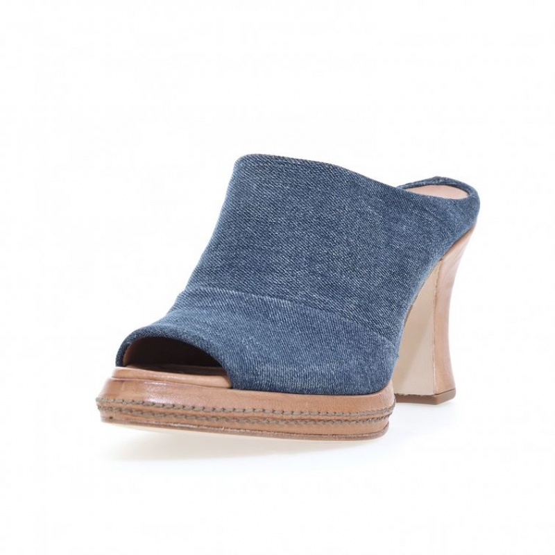 Mules A.S.98 Vannie Femme Bleu | FR-730129XZB