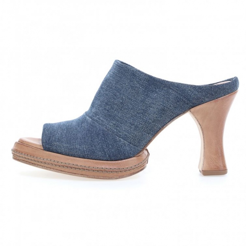 Mules A.S.98 Vannie Femme Bleu | FR-730129XZB