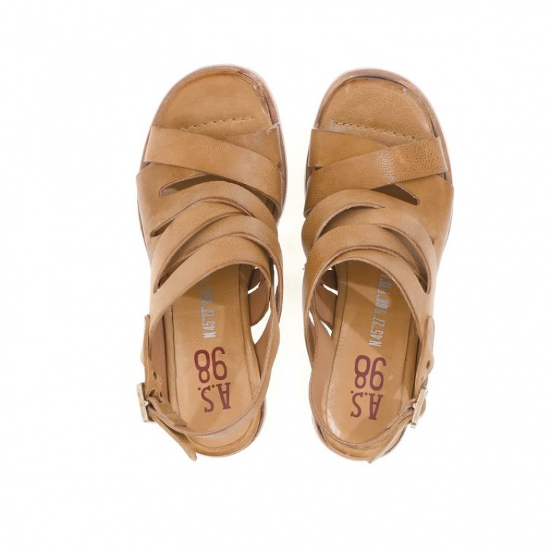 Sandale A.S.98 Aislin Femme Kaki | FR-035821PZO