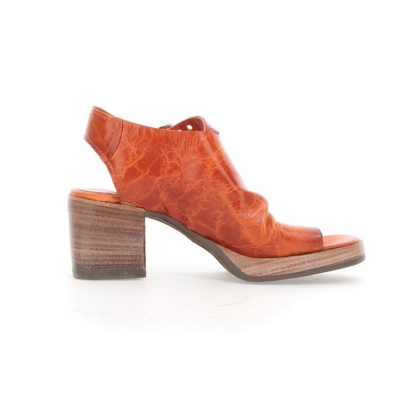 Sandale A.S.98 Amice Femme Orange | FR-608743NDU