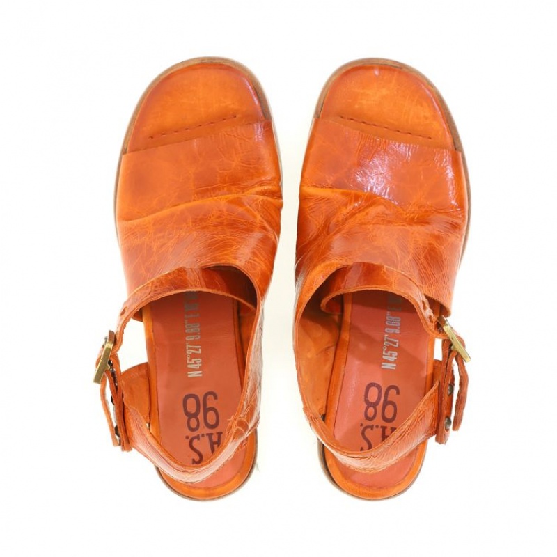 Sandale A.S.98 Amice Femme Orange | FR-608743NDU